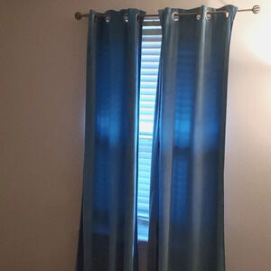 Faux Velvet Curtains 36X80